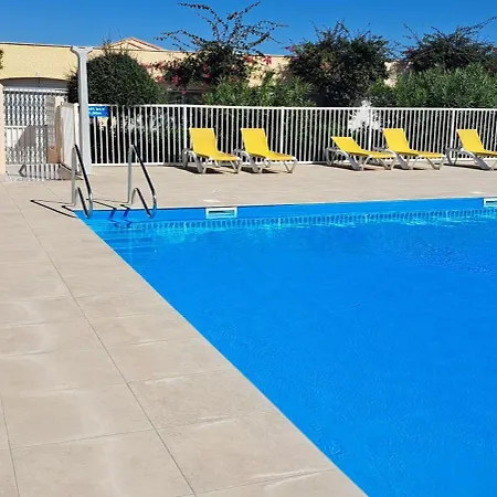 Centre De Barcares Vue Mer Exceptionnelle Studio 4 Couchages Piscine Parking Libre 4 Jusqu'Au 11 Juillet Apartment Le Barcarès