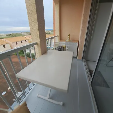 Centre De Barcares Vue Mer Exceptionnelle Studio 4 Couchages Piscine Parking Libre 4 Jusqu'Au 11 Juillet Apartment Le Barcarès