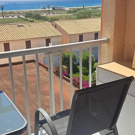 Centre De Barcares Vue Mer Exceptionnelle Studio 4 Couchages Piscine Parking Libre 4 Jusqu'Au 11 Juillet