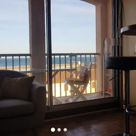Au coeur de Barcarès vue mer imprenable studio 4 couchages piscine parking libre 21 août à fin septembre Appartement *