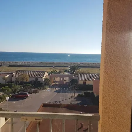 Coeur De Village Au Barcares Vue Mer Exceptionnelle Studio 4 Couchages Piscine Parking Libre 29 Aout Au 30 Septembre