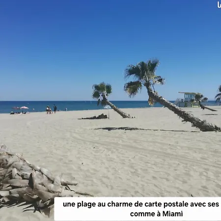 Coeur De Village Au Barcares Vue Mer Exceptionnelle Studio 4 Couchages Piscine Parking Libre 29 Aout Au 30 Septembre Apartament *