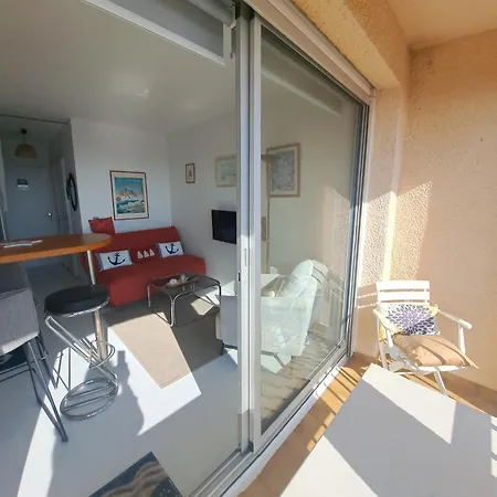 Coeur De Village Au Barcares Vue Mer Exceptionnelle Studio 4 Couchages Piscine Parking Libre 29 Aout Au 30 Septembre